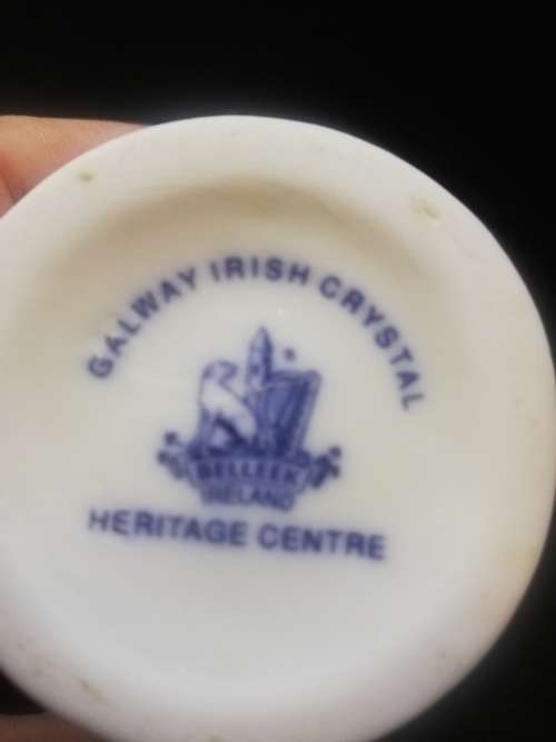 Galway Irish crystal Heritage Centre vase