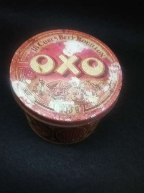 OXO tin - round Bilingual
