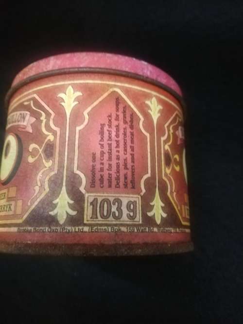 OXO tin - round Bilingual