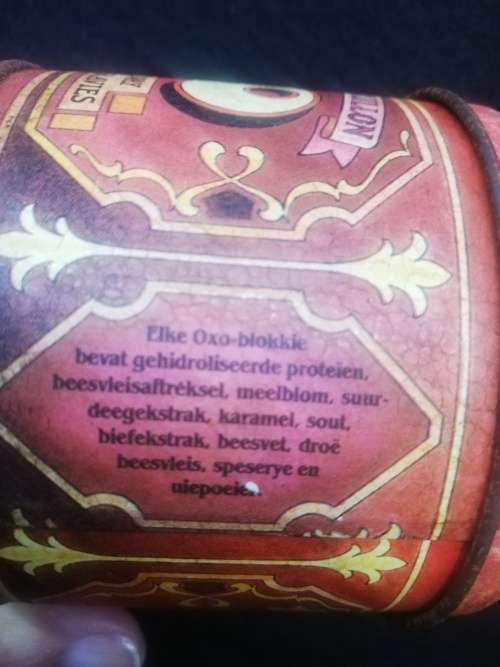 OXO tin - round Bilingual