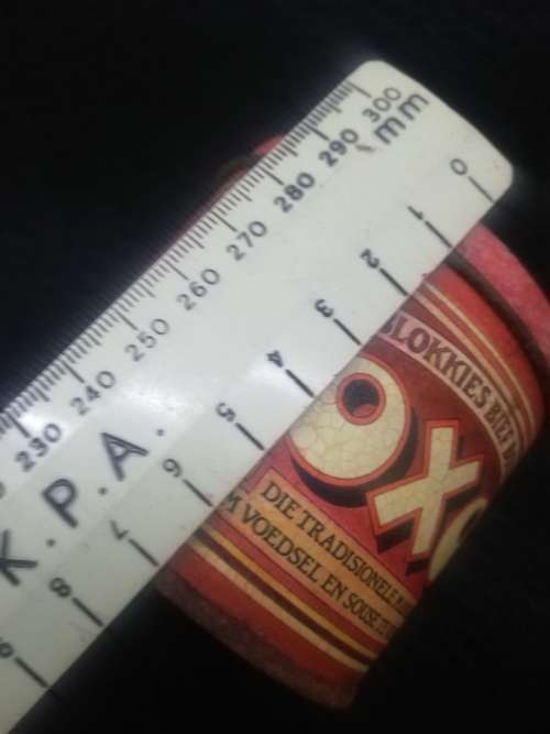 OXO tin - round Bilingual