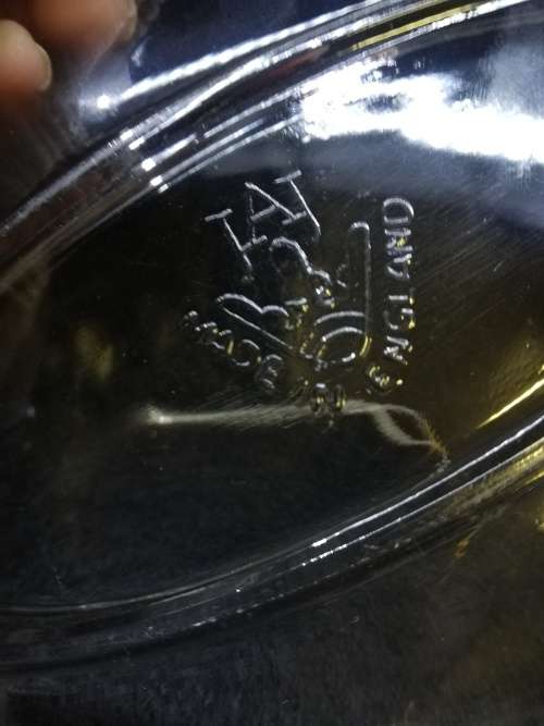 JAJ glass gravy boat - made in England