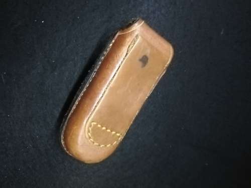Swiss gear multi tool with leather pouch - one toothpick missing