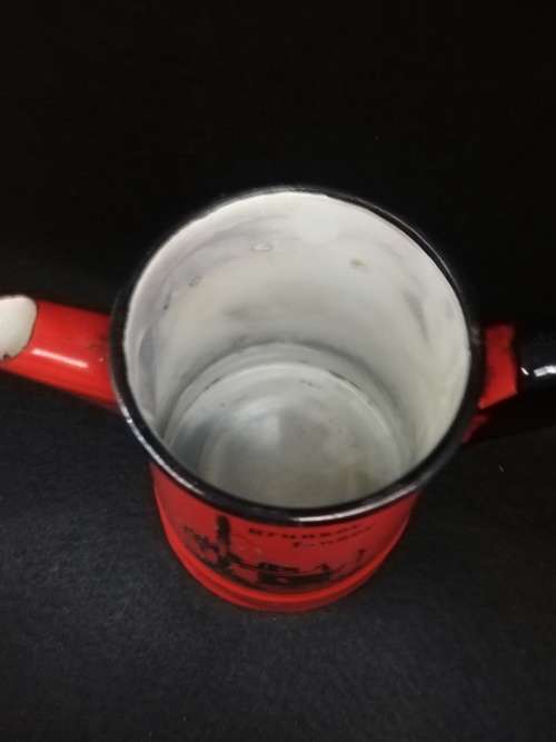 Red enamel Coffee pot