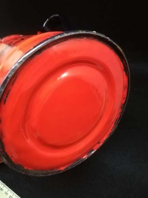 Red enamel Coffee pot