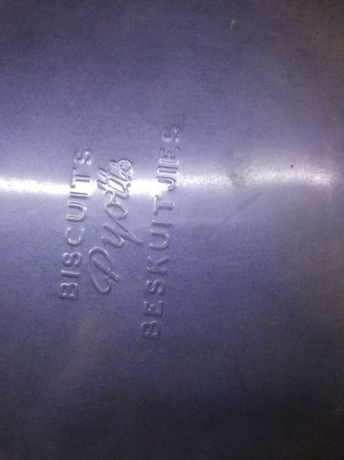 Pyotts biscuit/Pyotts beskuitjies tin/blik
