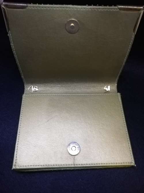 Vintage golden metal evening bag