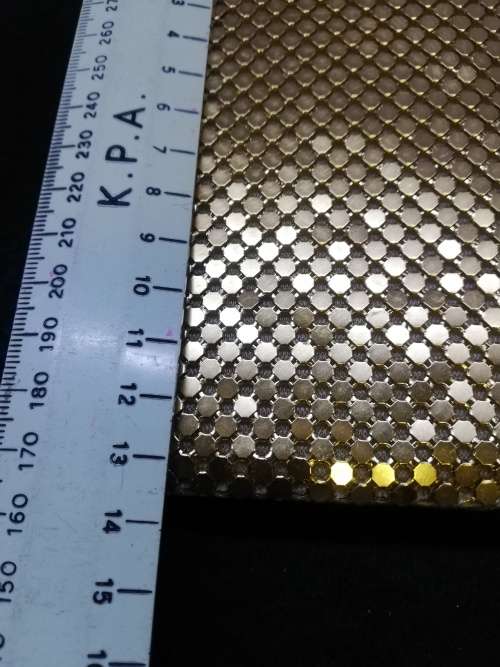 Vintage golden metal evening bag