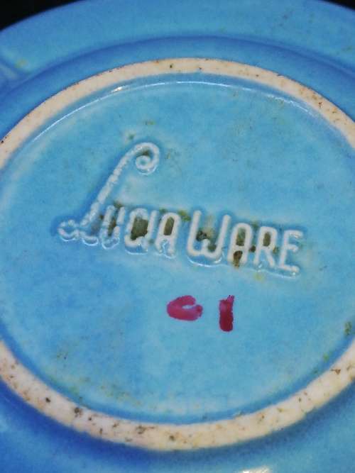 Vintage Luciaware - Advertising - Castle ashtray