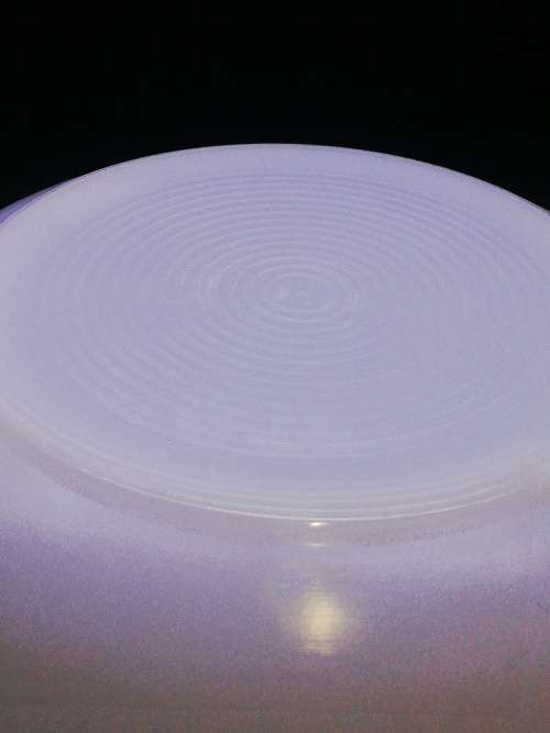 Milk glass bowl