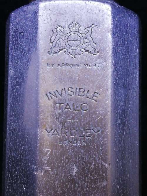 Yardley invisible talc tin