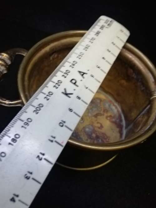 Brass container