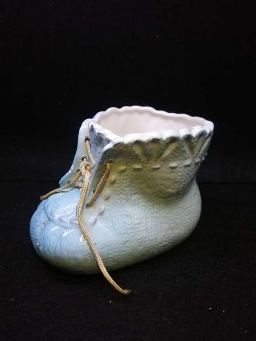 Balboa ceramic baby bootie