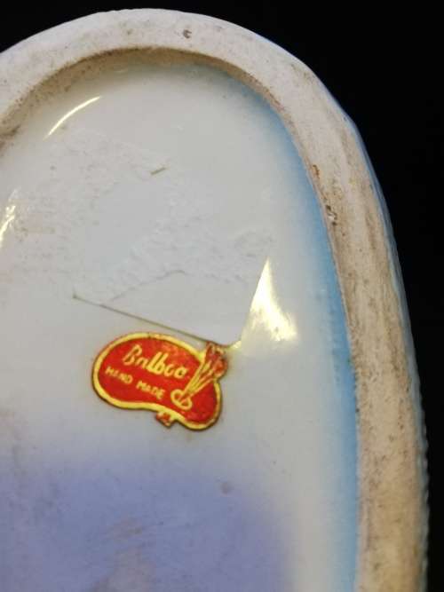Balboa ceramic baby bootie