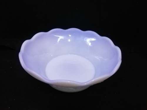 Milk glass bowl