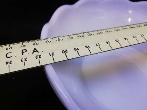 Milk glass bowl