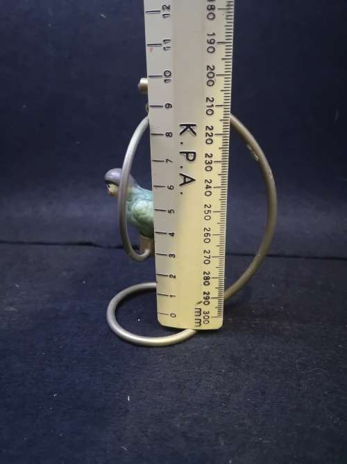 Parrot in a ring ornament