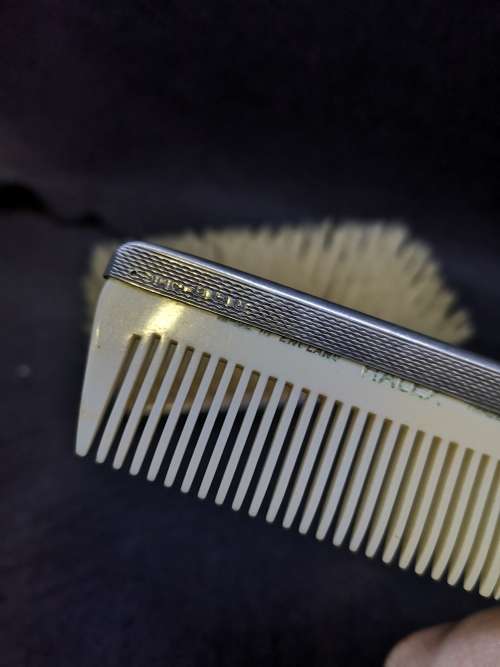 Vintage brush and comb - hallmarked silver - I don`t know the silver weight