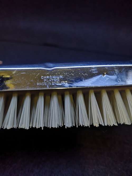 Vintage brush chromium plated - made in England