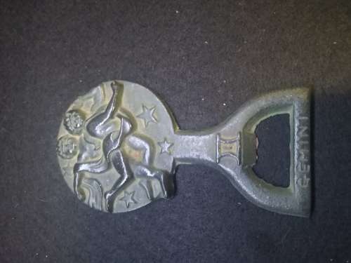 Germini cast iron bottle opener - made in Japan