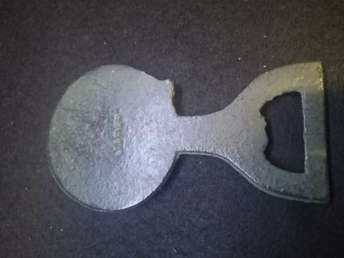 Germini cast iron bottle opener - made in Japan