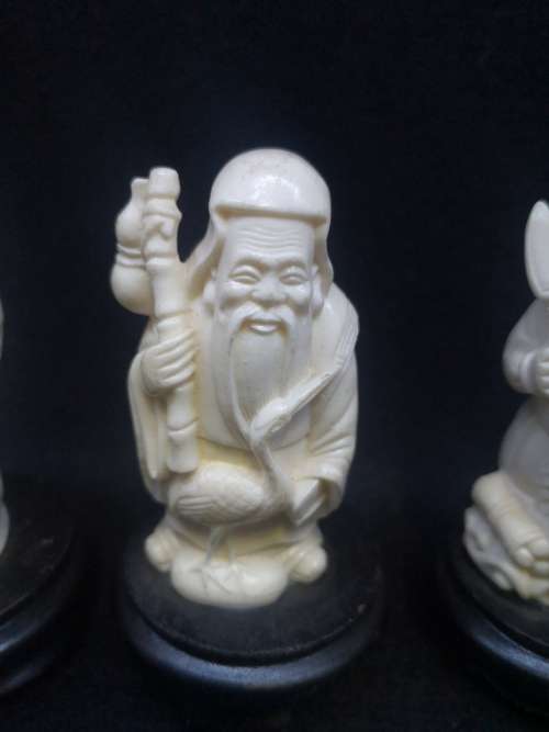 Fukurokuju set figurines