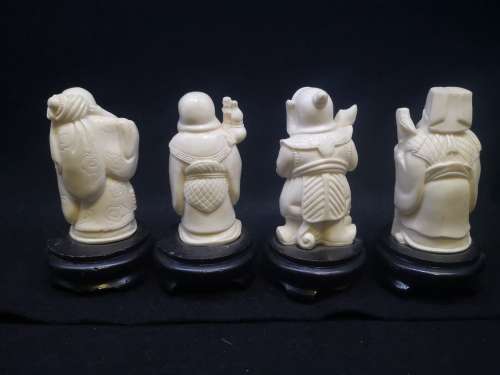 Fukurokuju set figurines