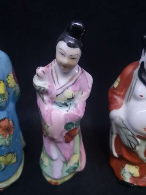 Chinese ceramic hand painted Immortals