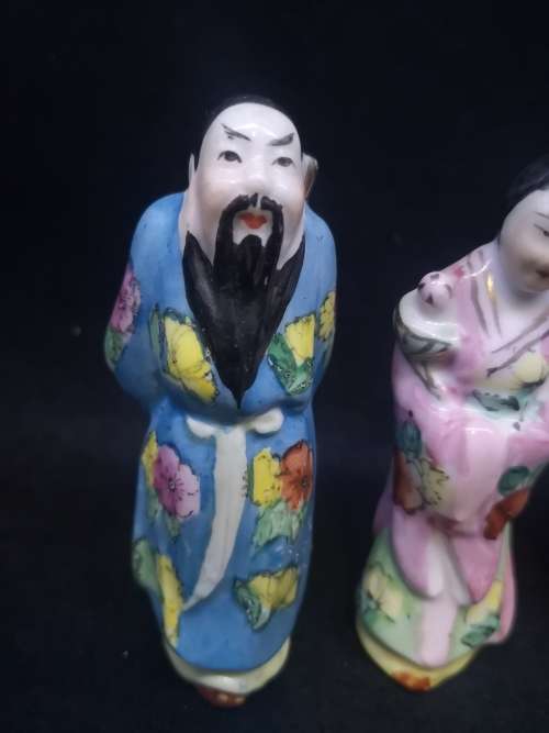Chinese ceramic hand painted Immortals