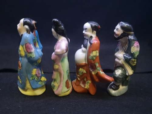 Chinese ceramic hand painted Immortals