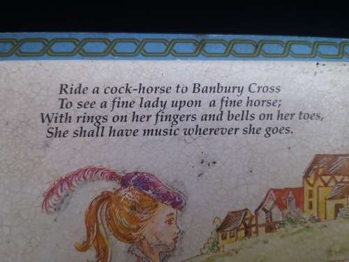 Nursery rhyme tin