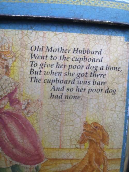 Nursery rhyme tin