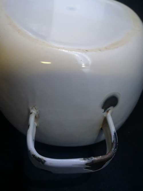 Kockums enamel bed pan