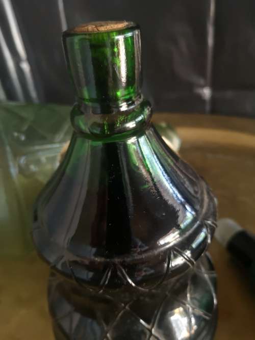 Italian wine lamp - full bottle - untested