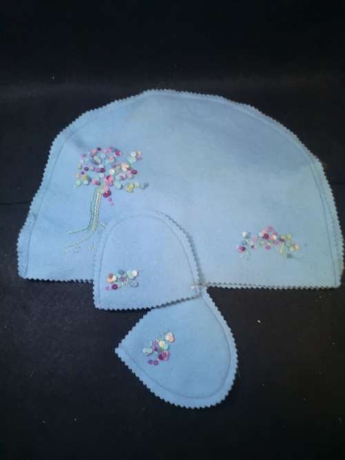 Handmade kettle and egg covers
