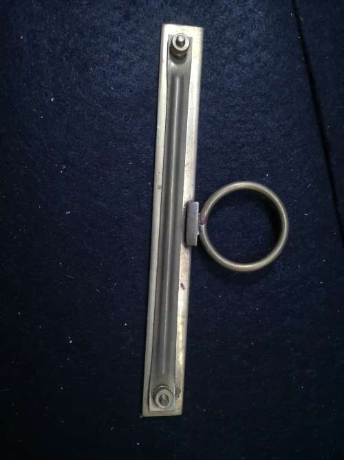 Brass hanger for tapestry