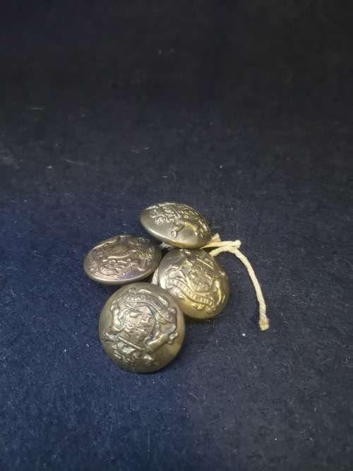 Brass buttons