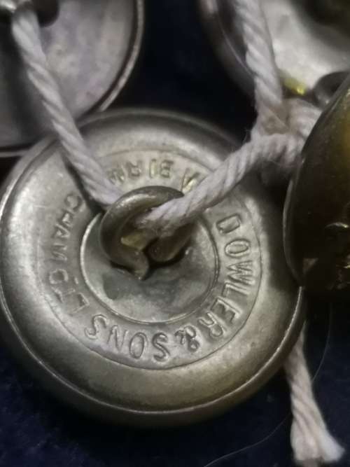 Brass buttons