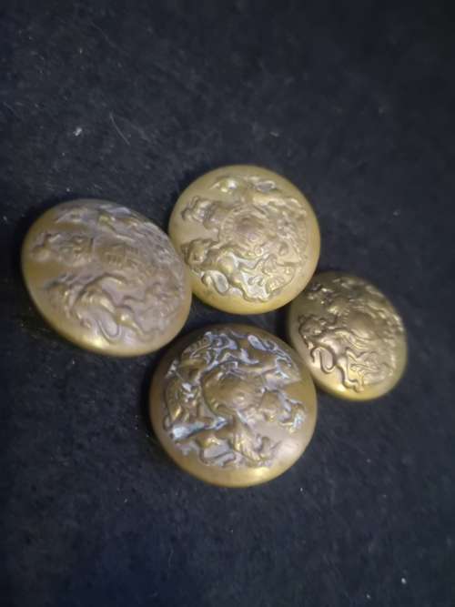 Brass buttons