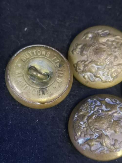 Brass buttons