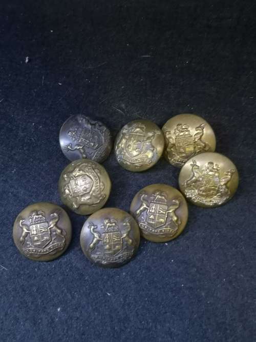 Brass buttons