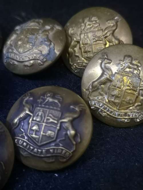 Brass buttons
