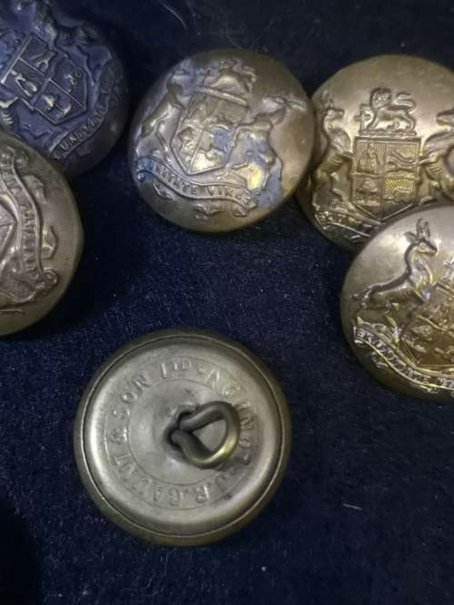 Brass buttons