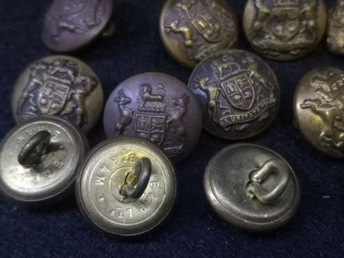 Brass buttons