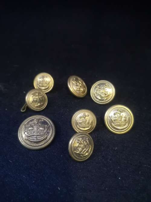 Brass buttons