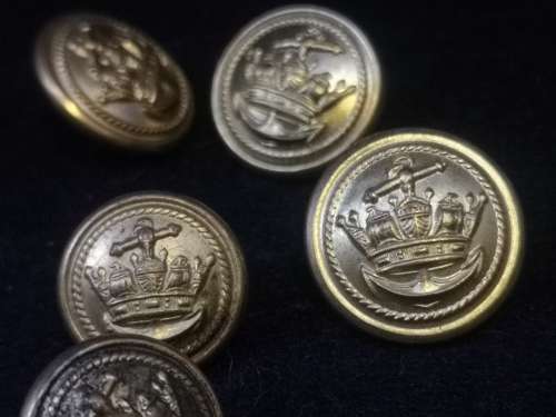 Brass buttons