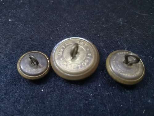 Brass buttons
