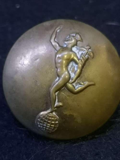 Brass button