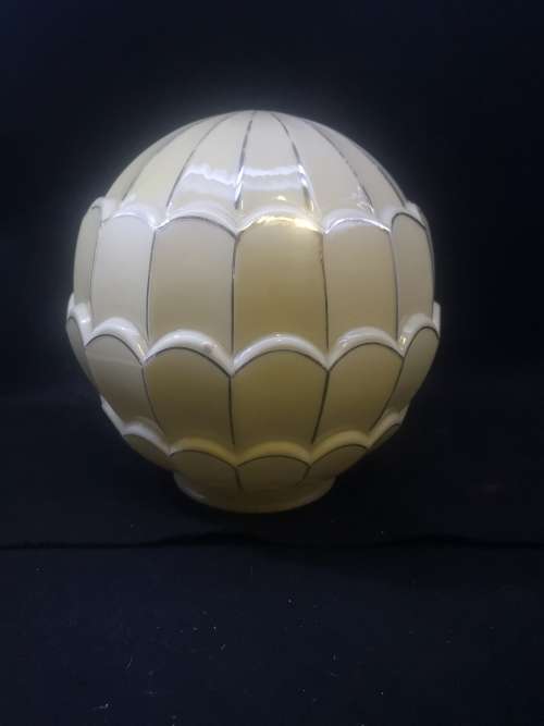 Art Deco glass cover