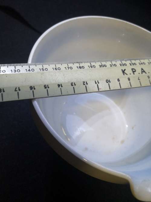 T G GREEN CORNISH BLUE STRIPE MIXING POURING BOWL